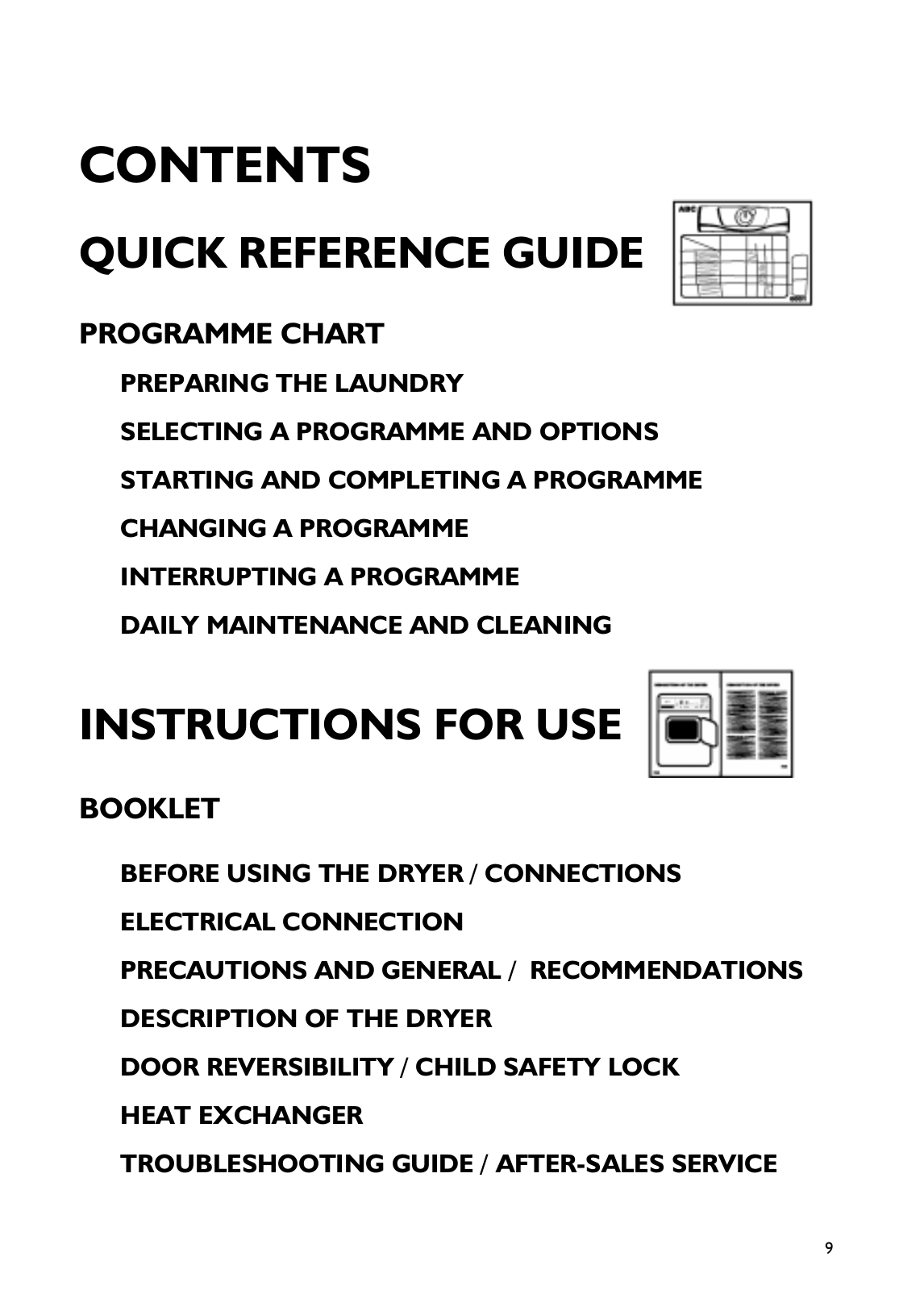 Whirlpool AM 3796, AM 3797, AM 3795, AM 3695 INSTRUCTION FOR USE