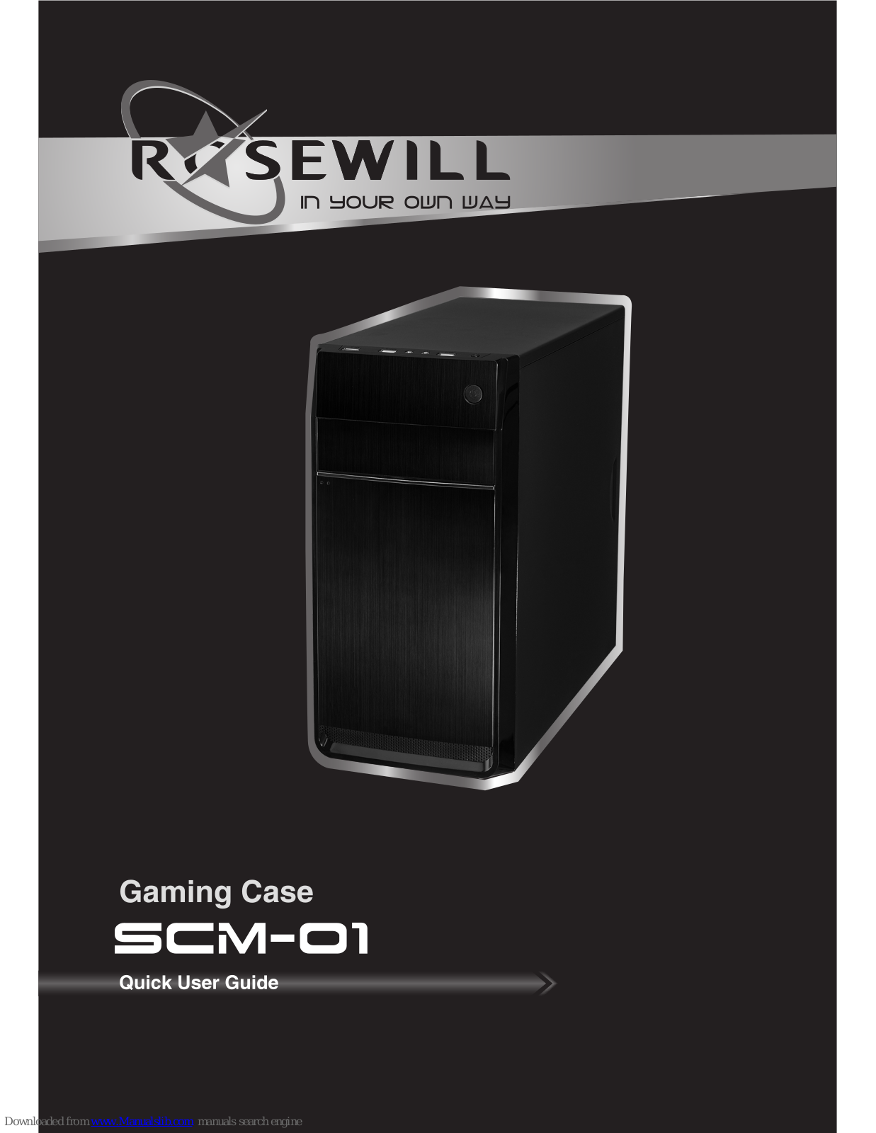 Rosewill SCM-01 Quick User Manual