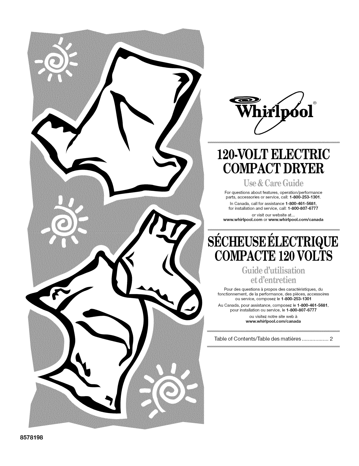Whirlpool LDR3822PQ1, LDR3822PQ2 Owner’s Manual