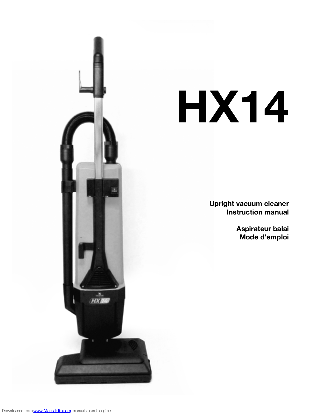 Nacecare HX14 Instruction Manual