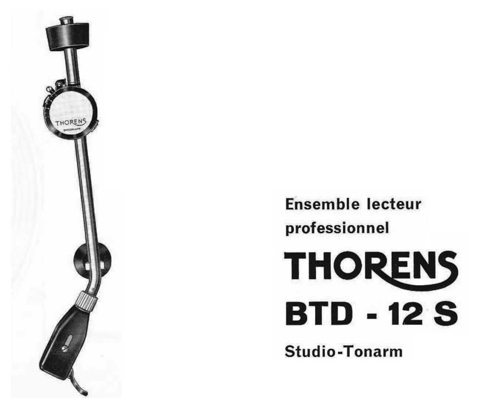 Thorens BTD-12S Owners Manual