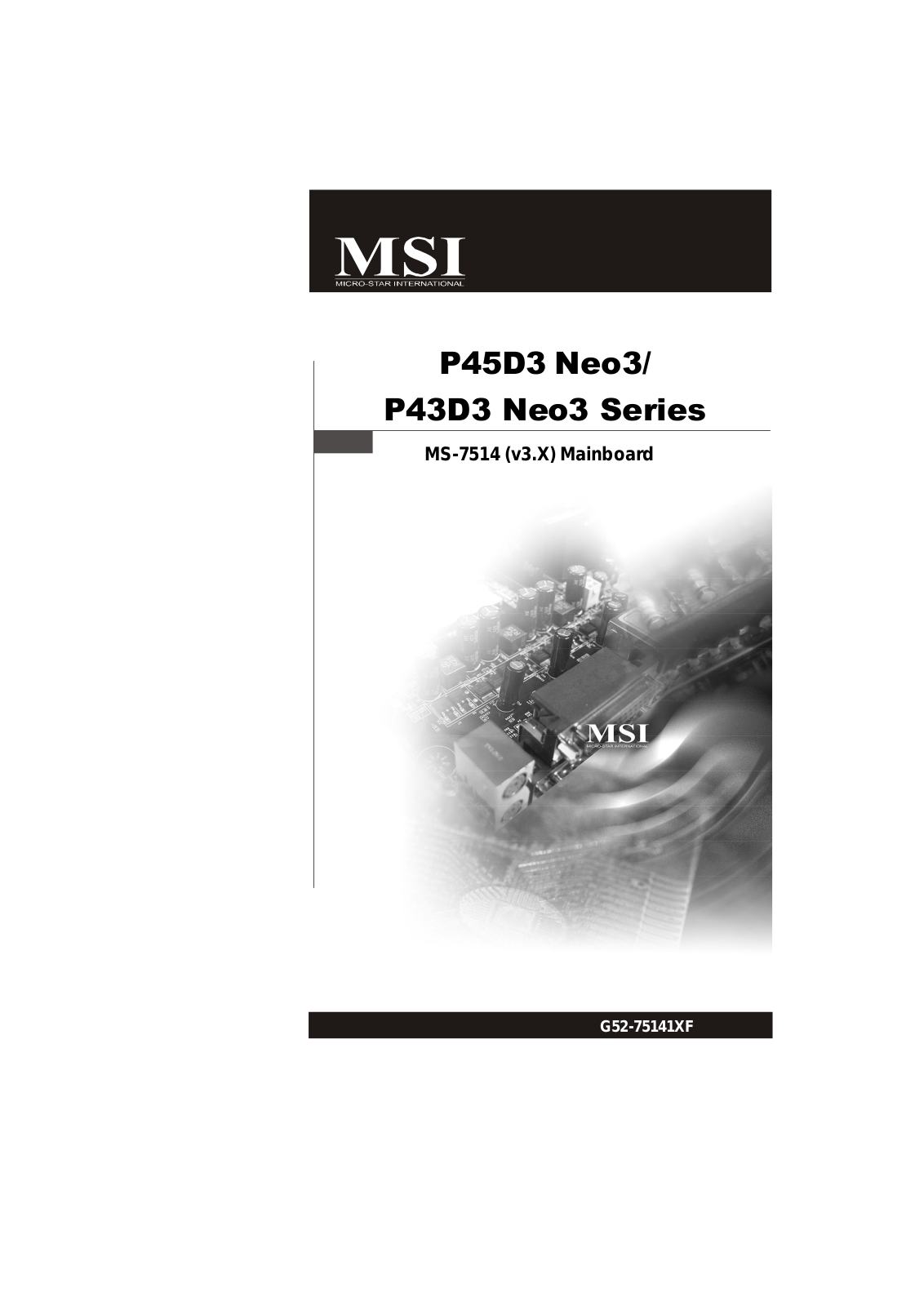 MSI MS-7514 User Manual