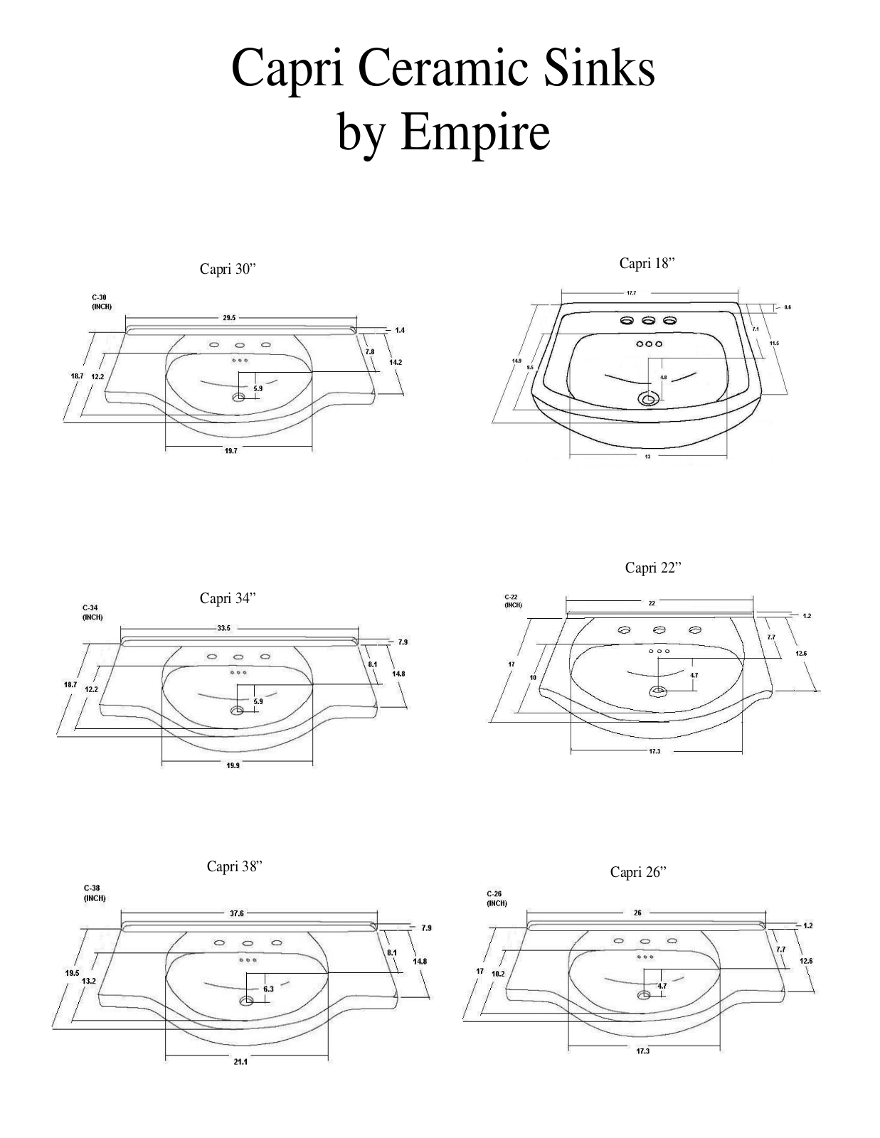 Empire Industries W30CO Specs