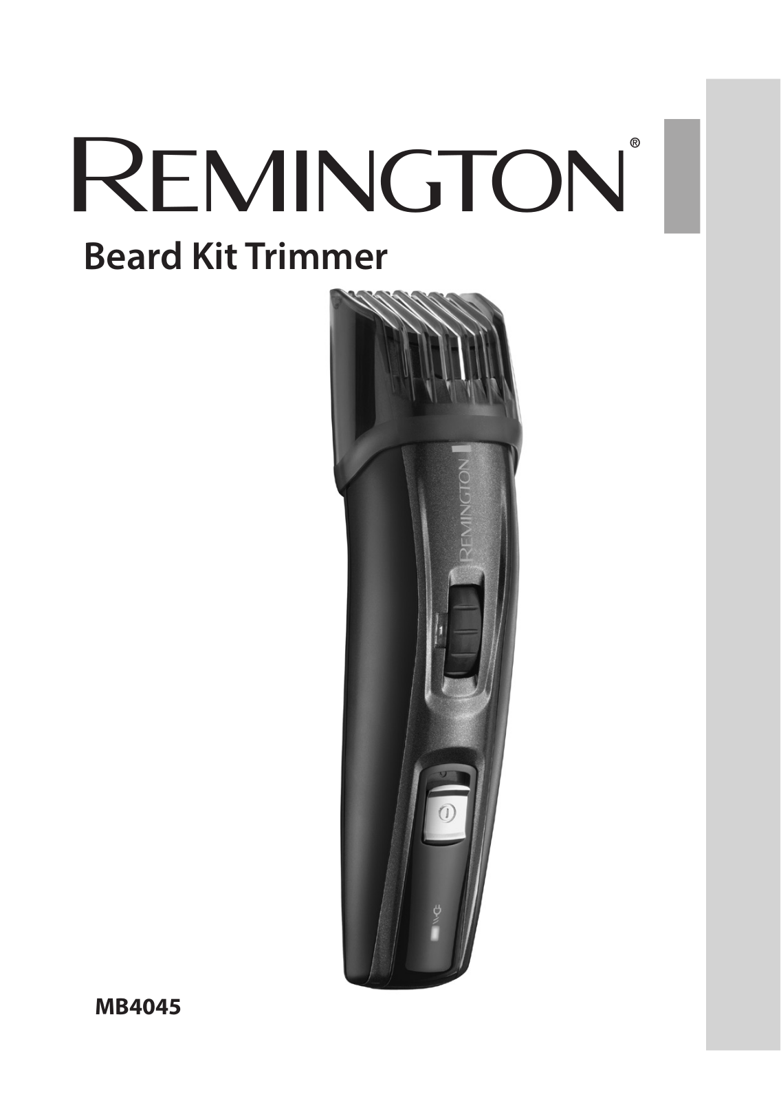 Remington MB4045 User Manual