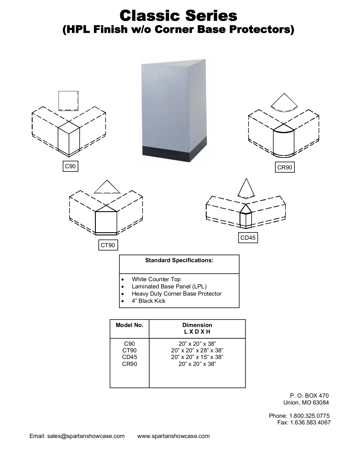 Spartan Showcase C90 User Manual - ManualMachine.com