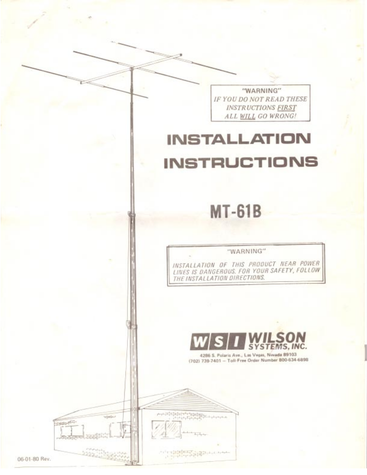 Wilson MT-61B Service Manual