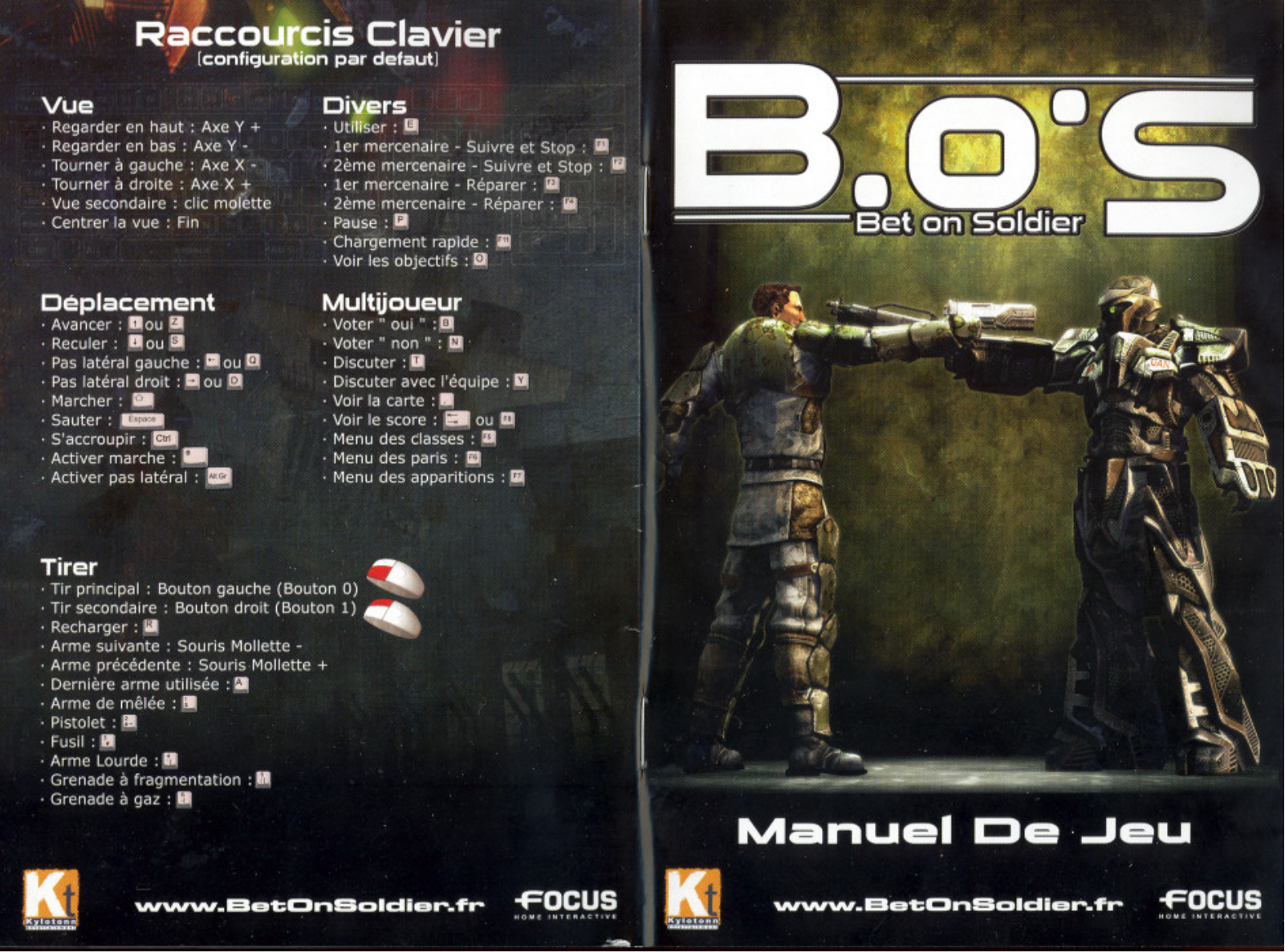 GAMES PC BET ON SOLDIER User Manual