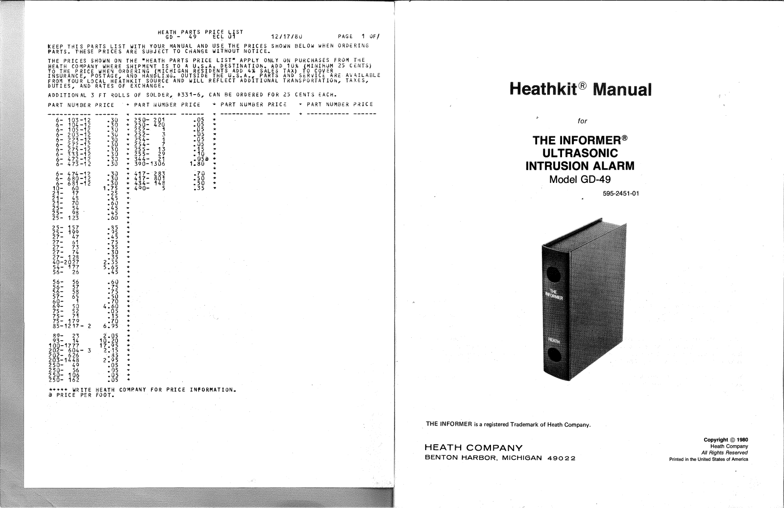 Heathkit GD-49 User Manual