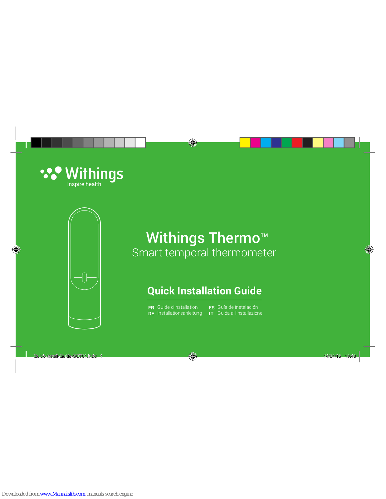 Withings Thermo Quick Installation Manual