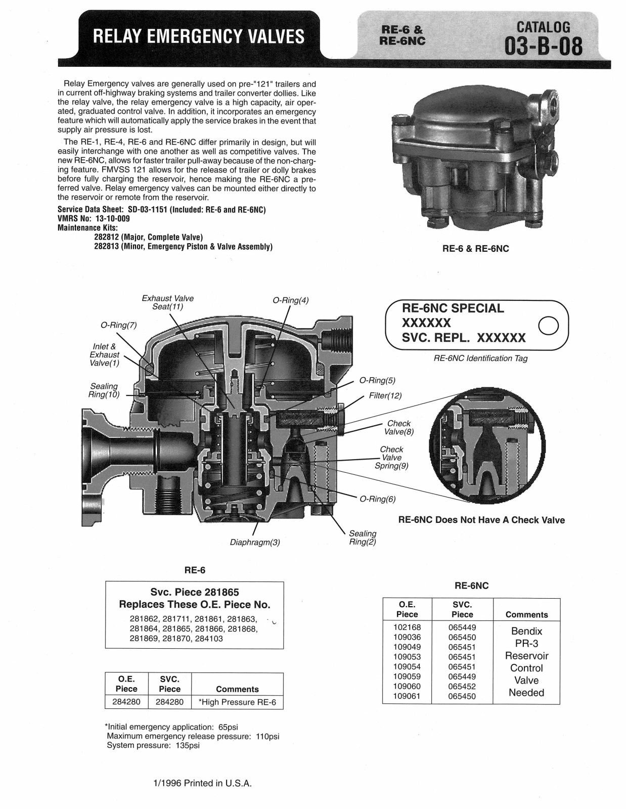 BENDIX 03-B-08 User Manual