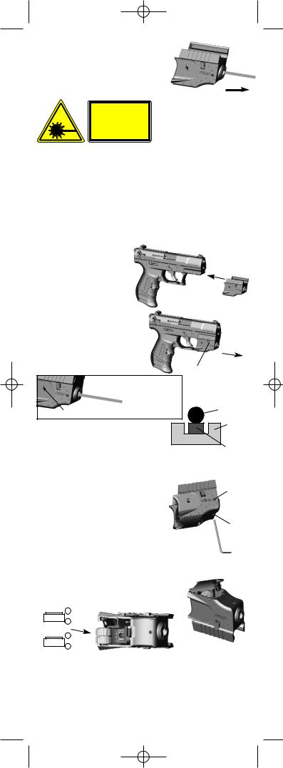 Walther Laser for P22 Instruction Manual