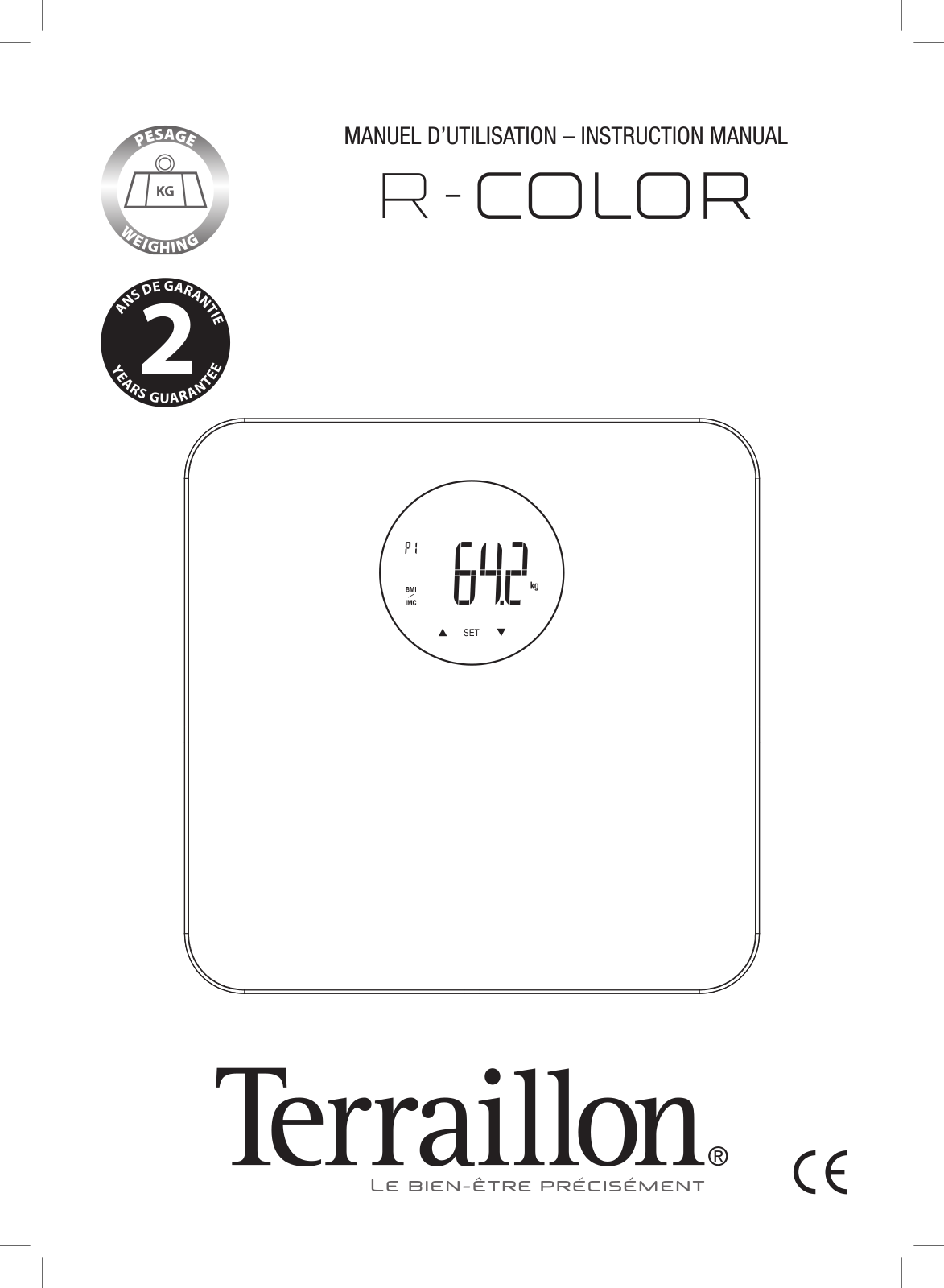 Terraillon R-Color User Manual