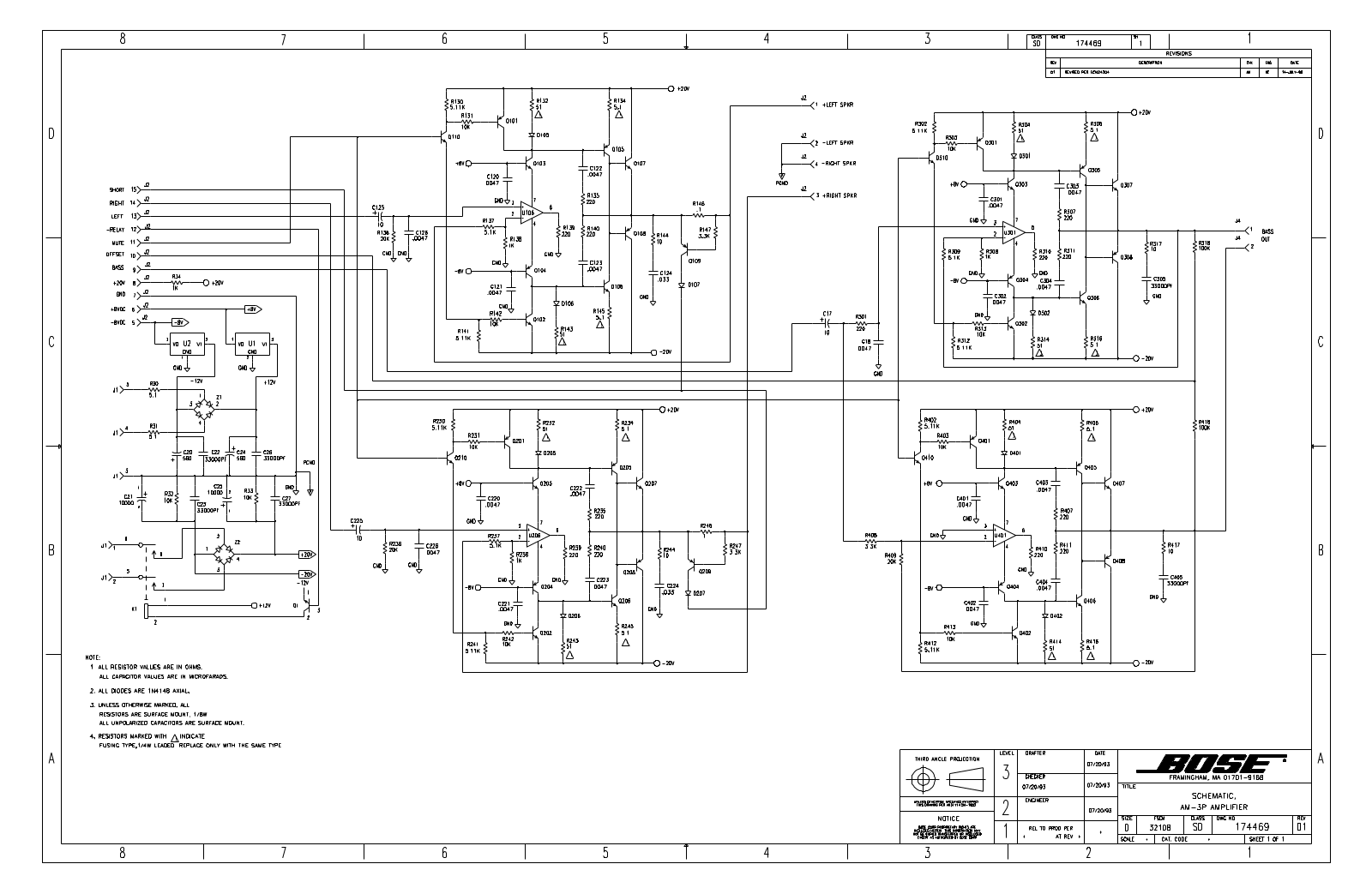 Bose AM 3P Service Manual