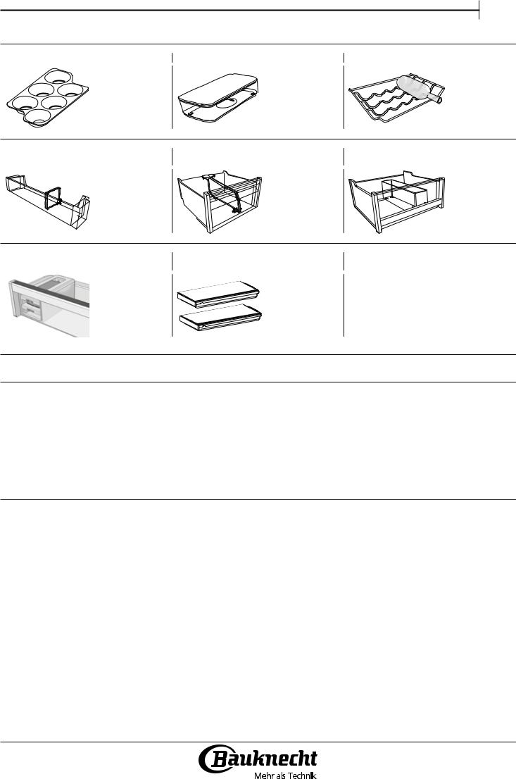 BAUKNECHT KGNF 18 A3+CONNECT Daily Reference Guide