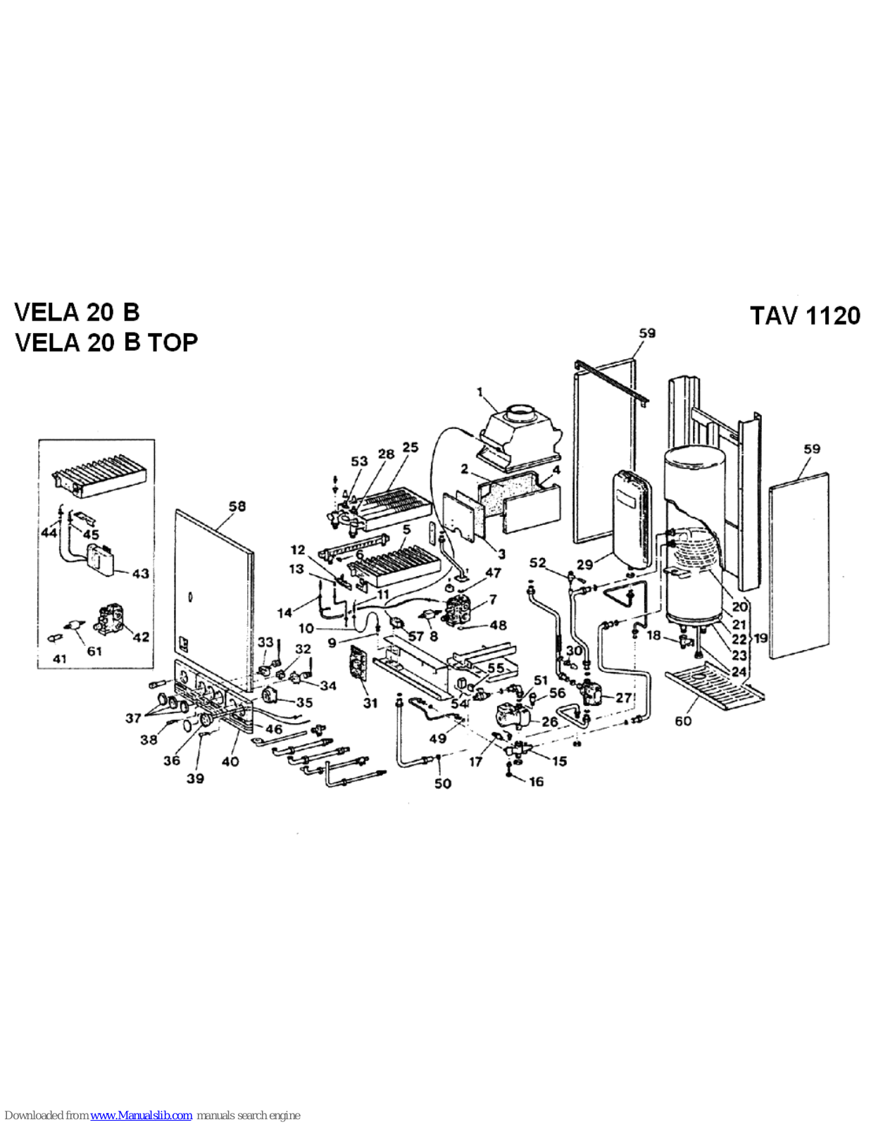 LAMBORGHINI VELA 20 B - SCHEMA User Manual