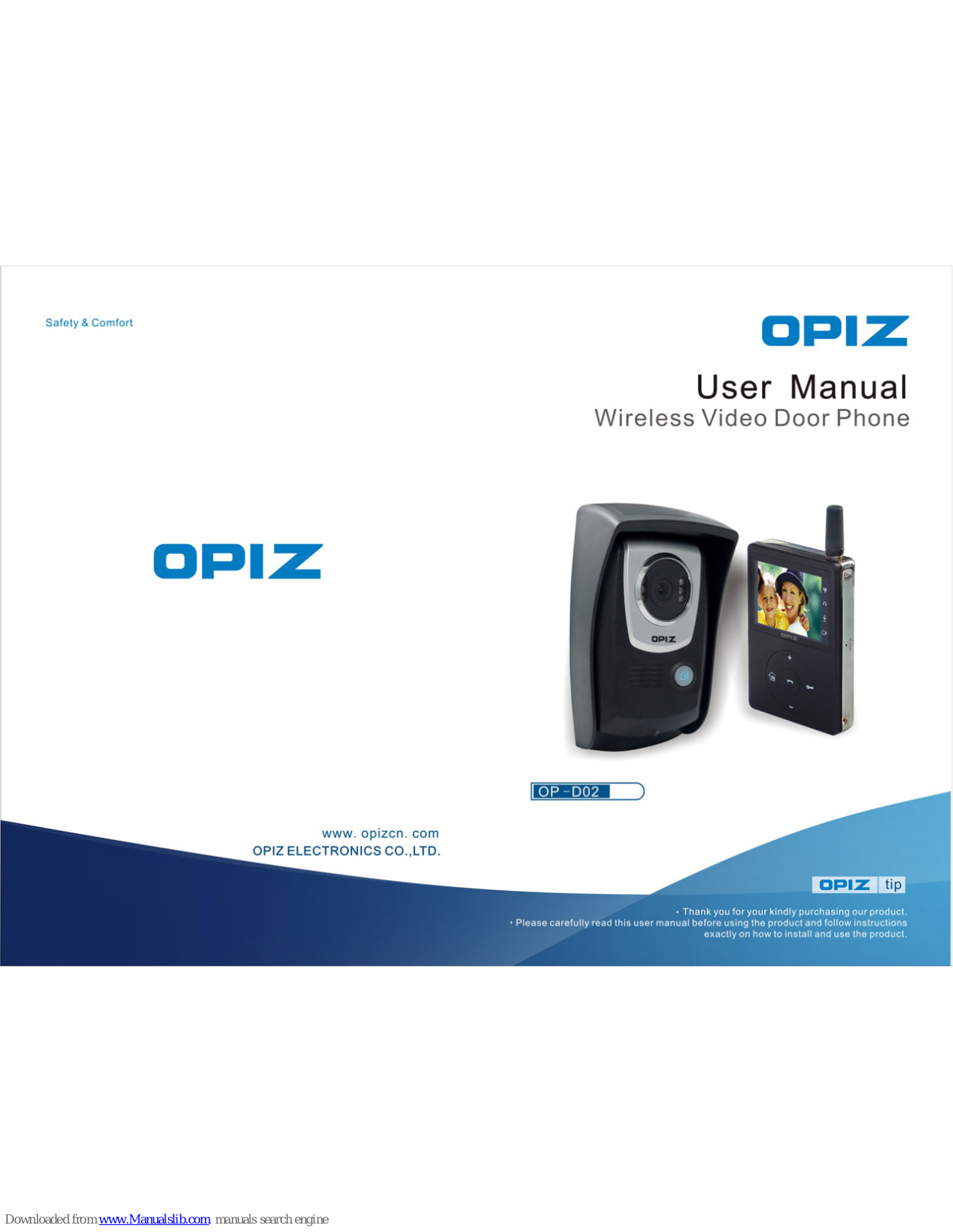 Opiz OP-D02 User Manual