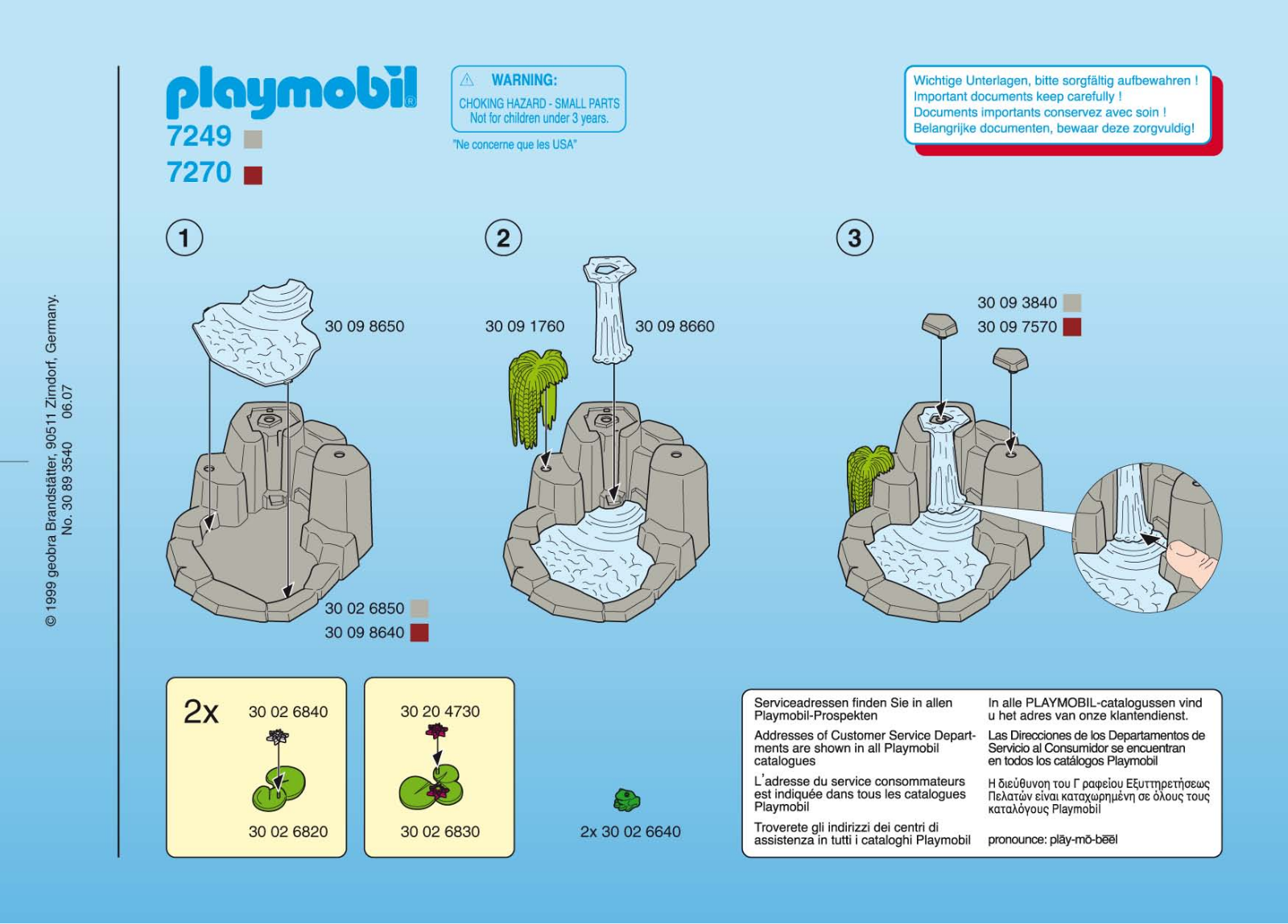 Playmobil 7270 Instructions