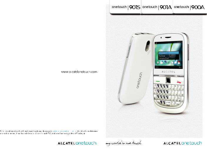 Alcatel One Touch 901A, One Touch 901S User Manual