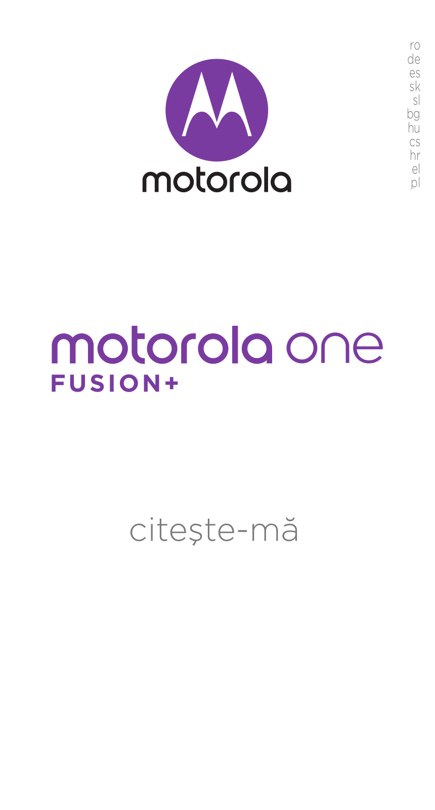 Motorola One Fusion+ User Manual