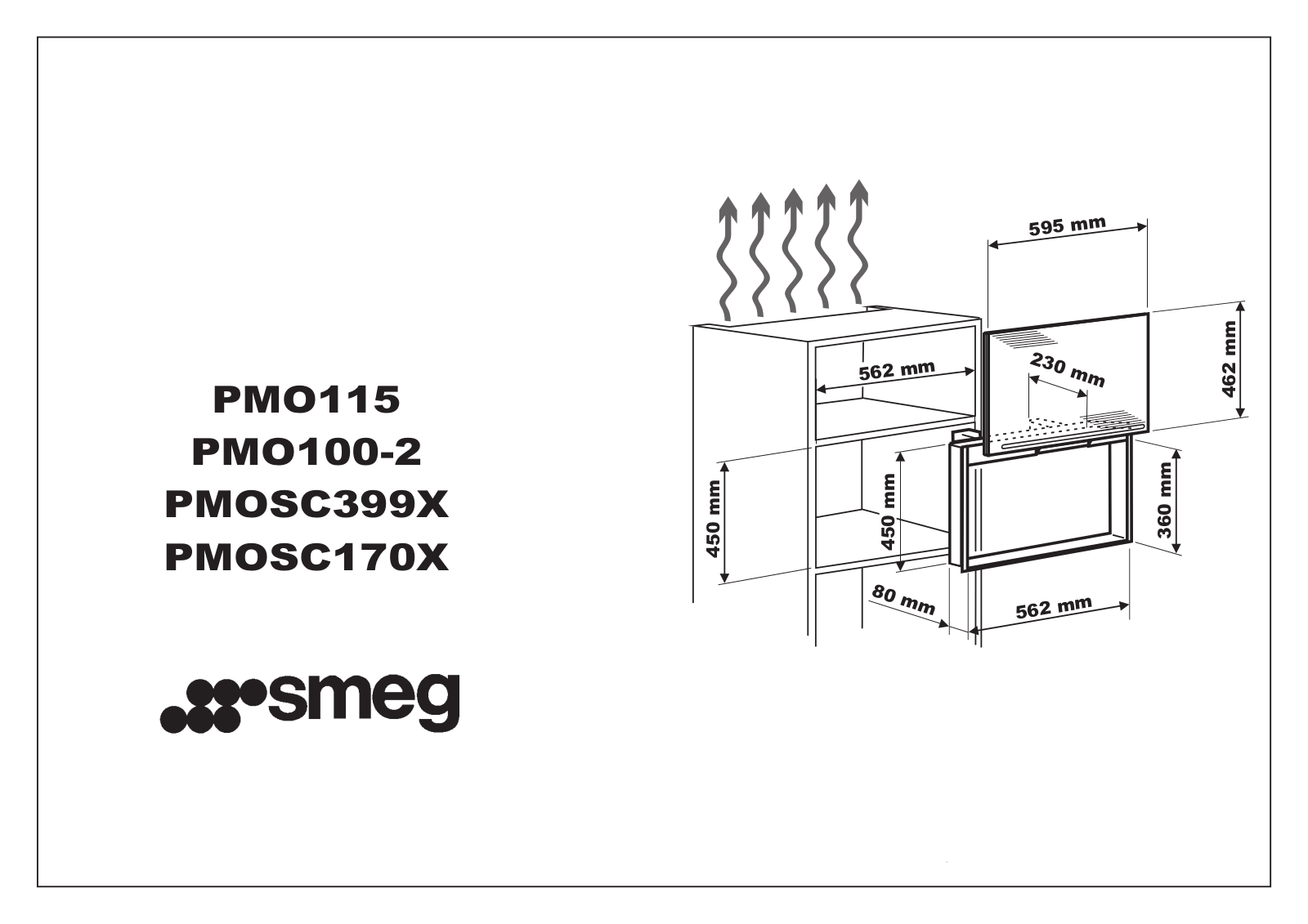 Smeg PMO100 User manual