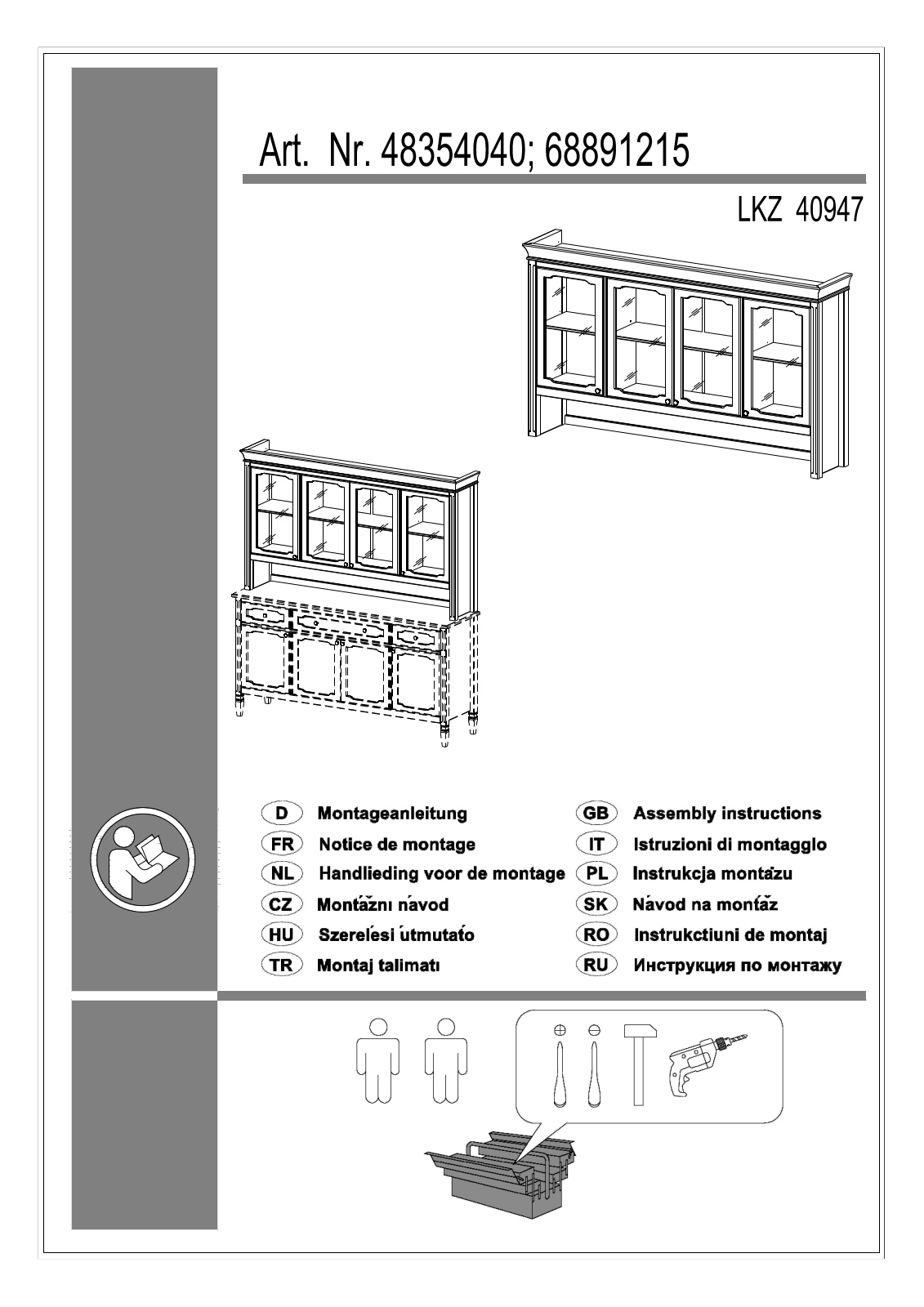 Home affaire Iza Assembly instructions