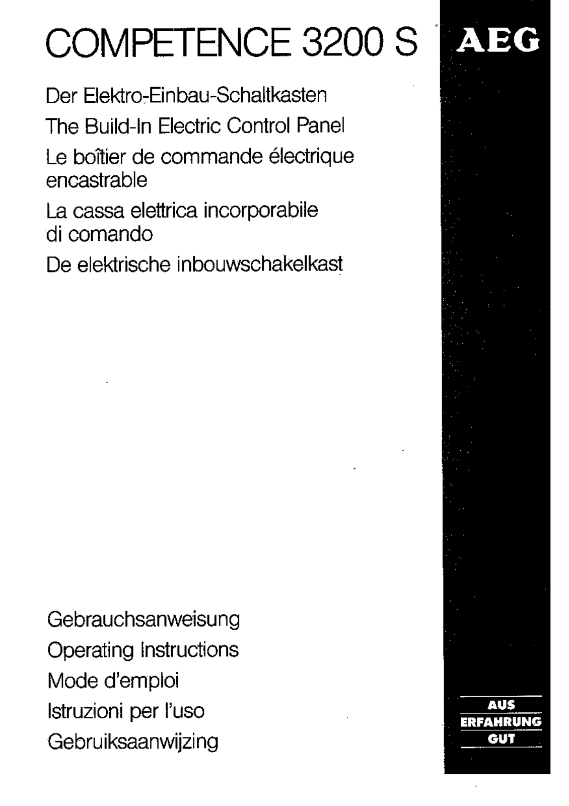 AEG-Electrolux 3200S-MCHSDK, 3200S-M User Manual