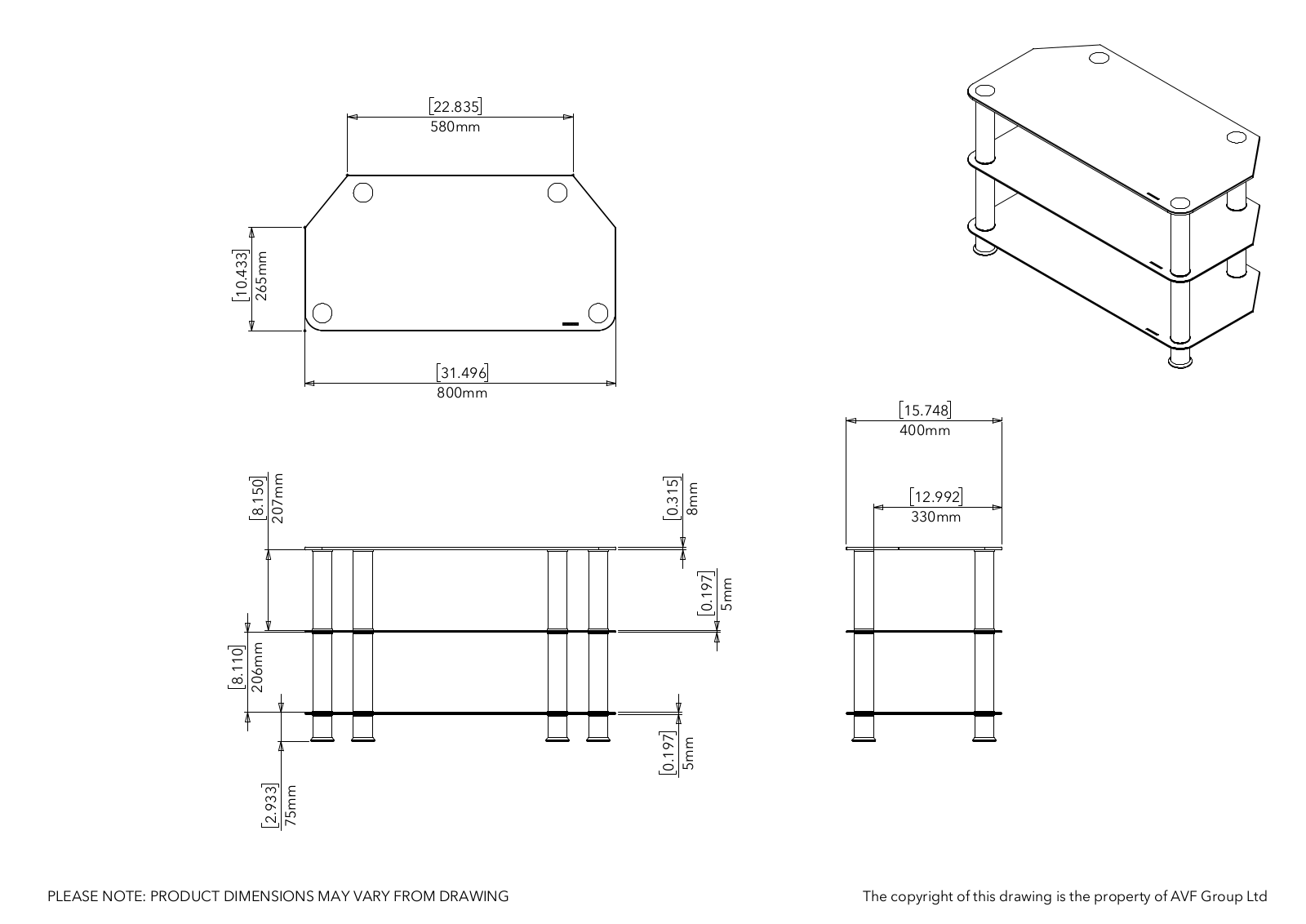 Avf SDC800 User Manual