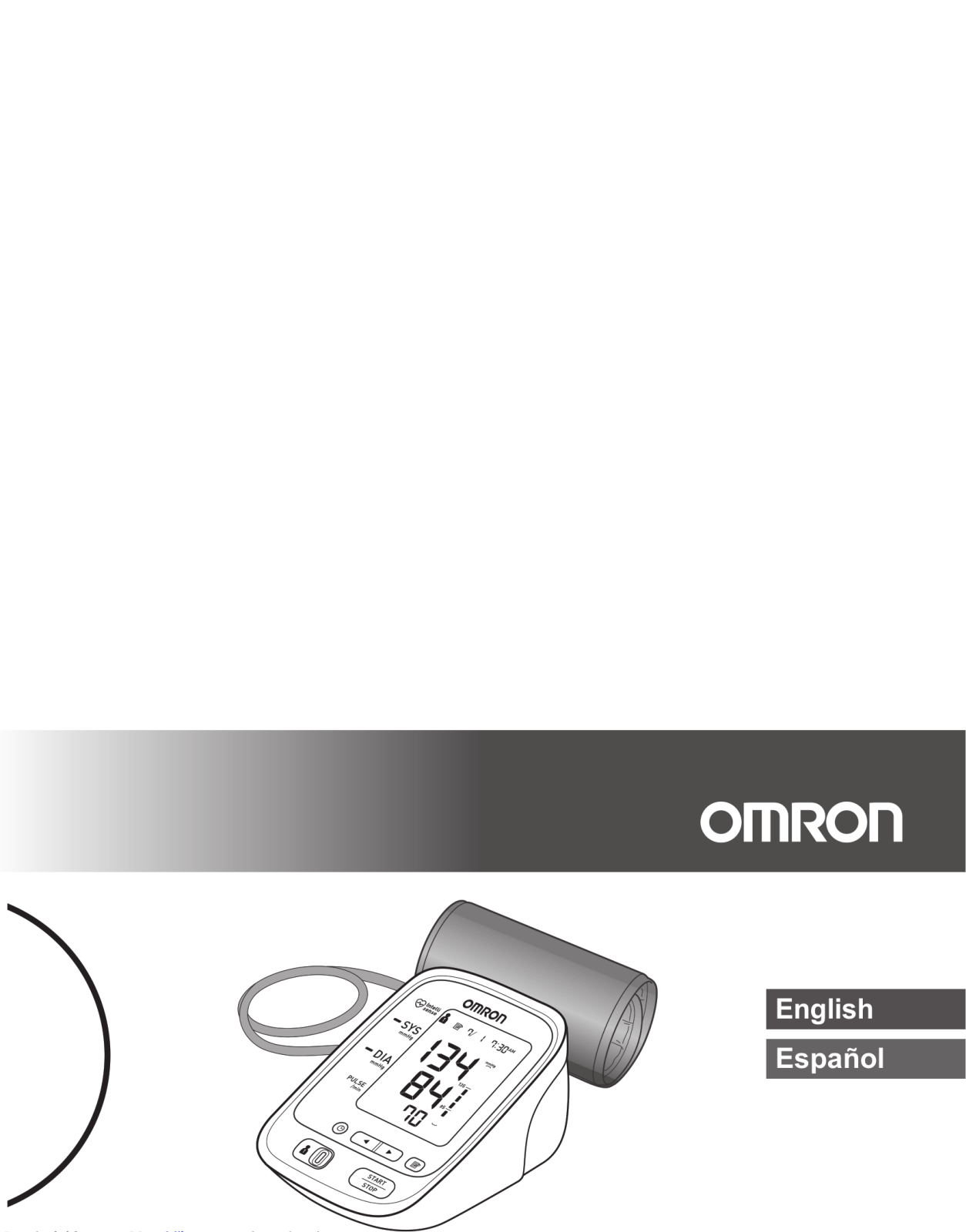 Omron BP786 Instruction Manual