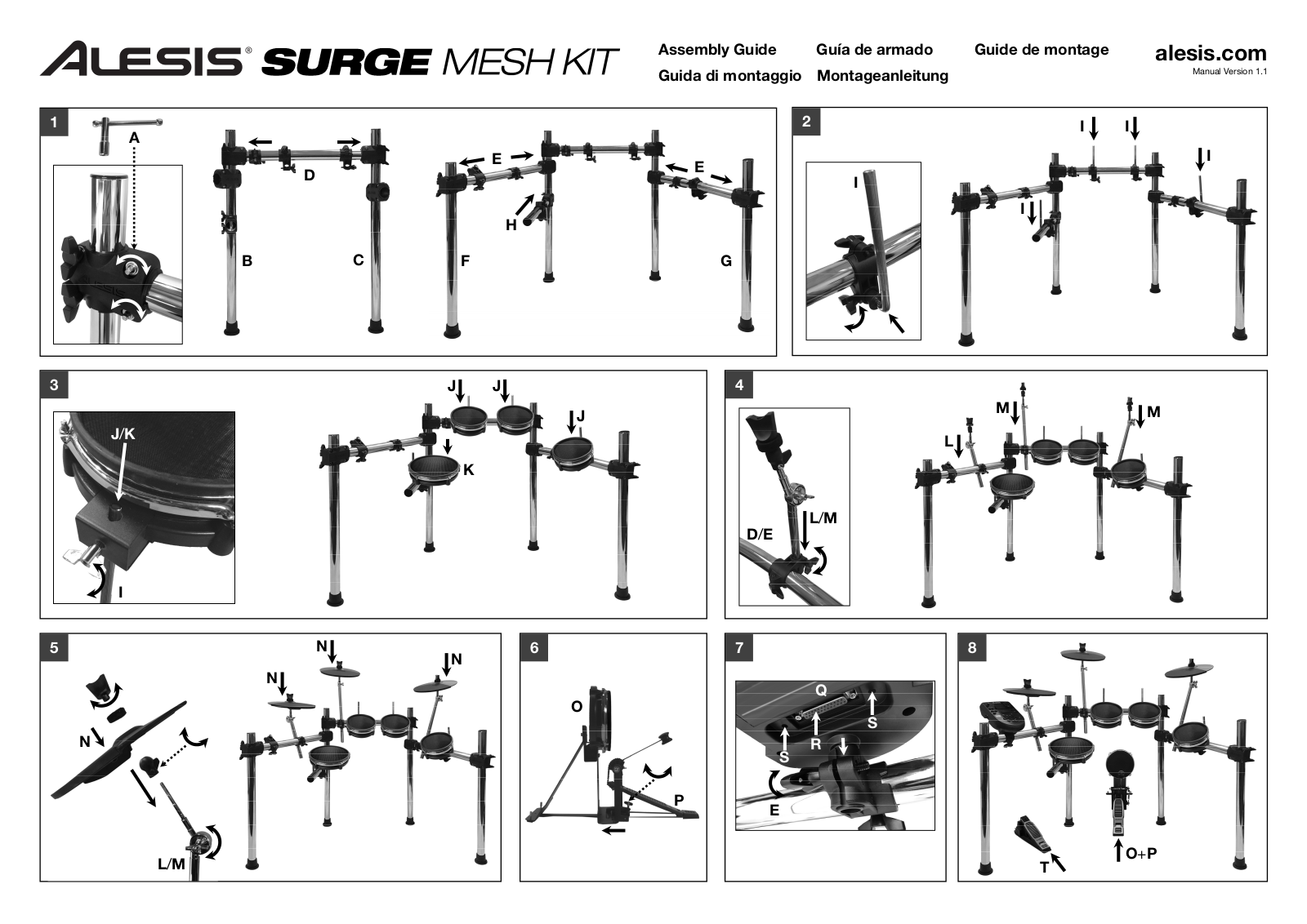 Alesis Surge Users Manual