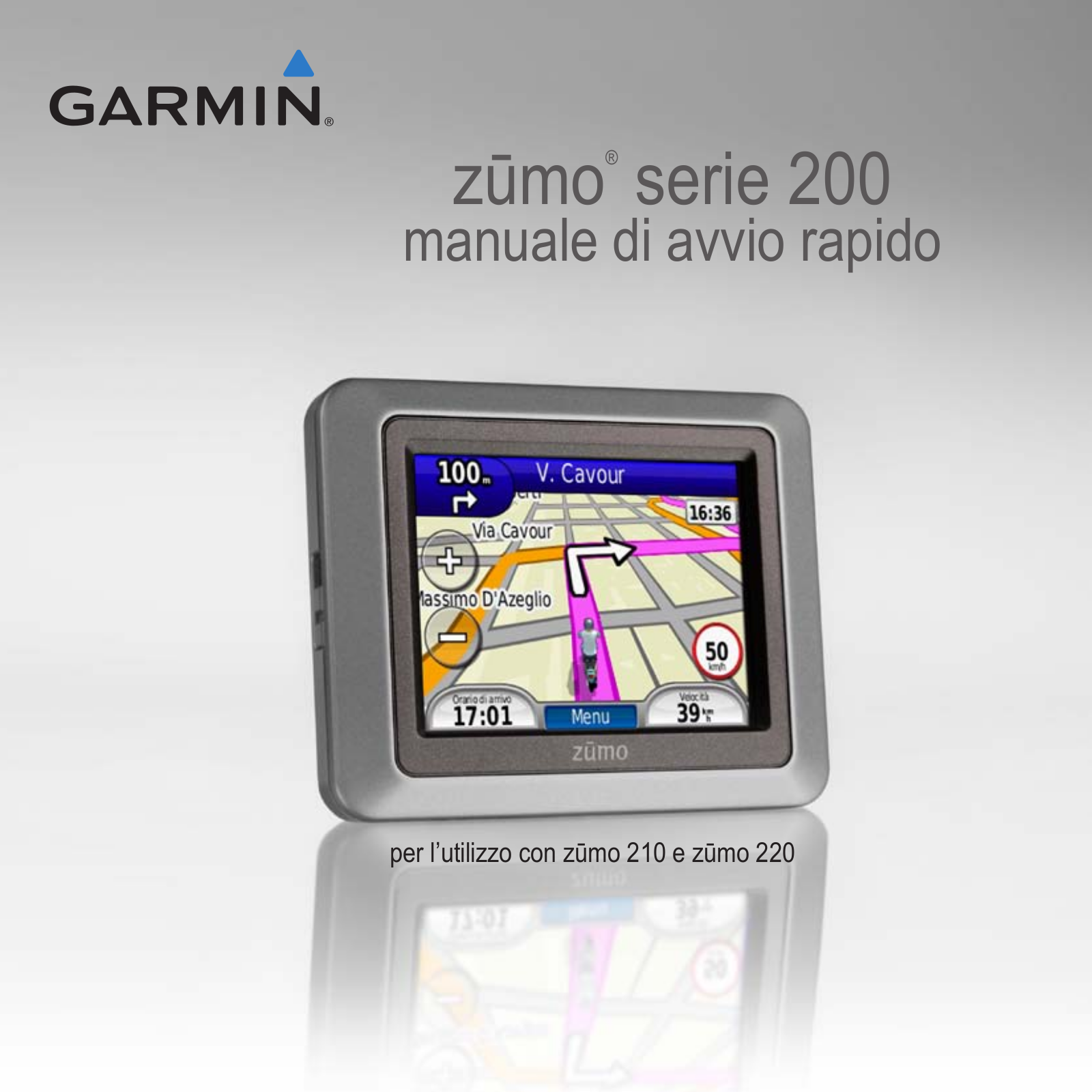 Garmin zūmo 220, zūmo 210 CE User Manual