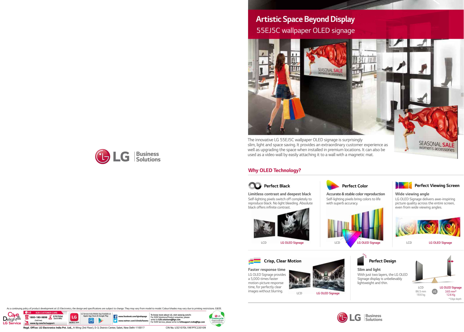 LG OLED 55EJ5C User Manual