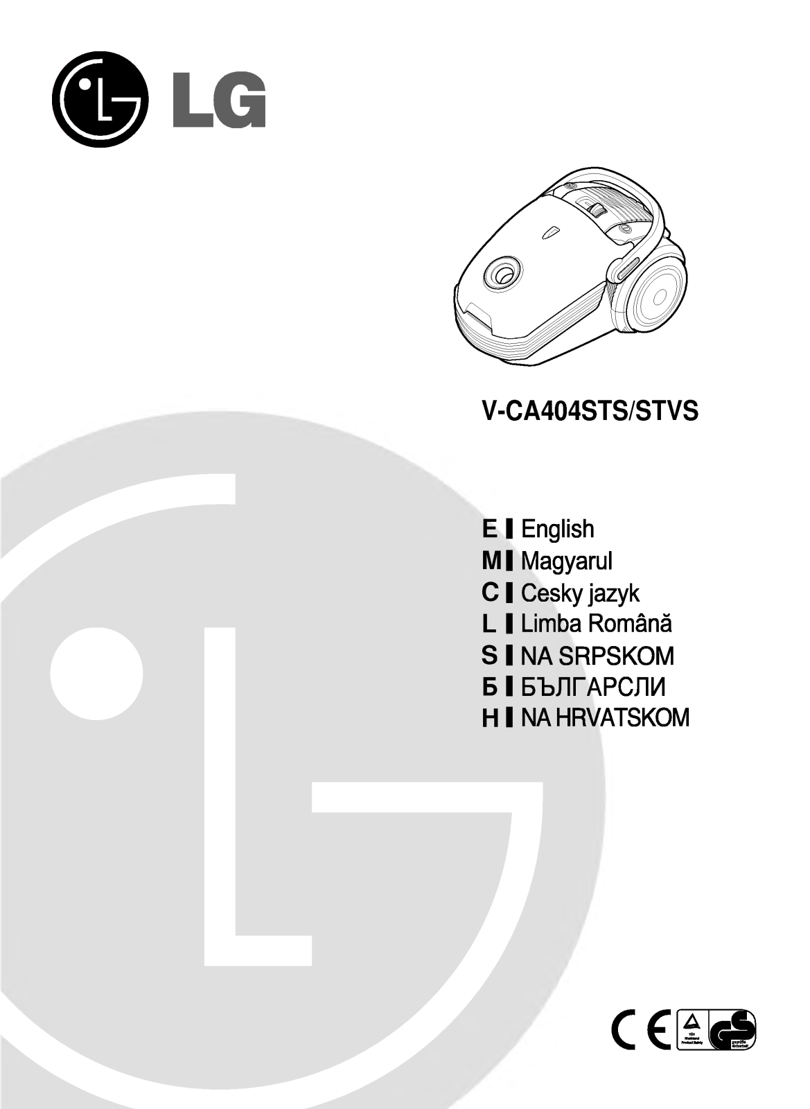 Lg V-CA404STVS, V-CA404STS User Manual