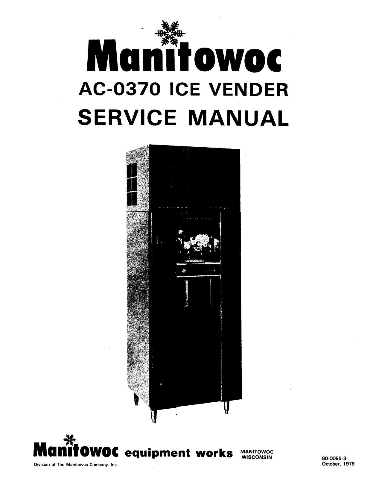 Manitowoc Ice AC-0370 User Manual