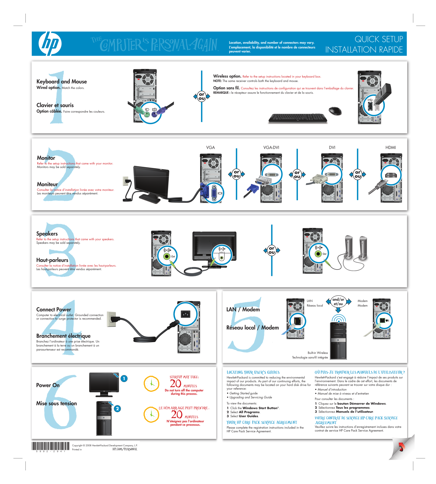 HP PAVILION ELITE M9100 User Manual