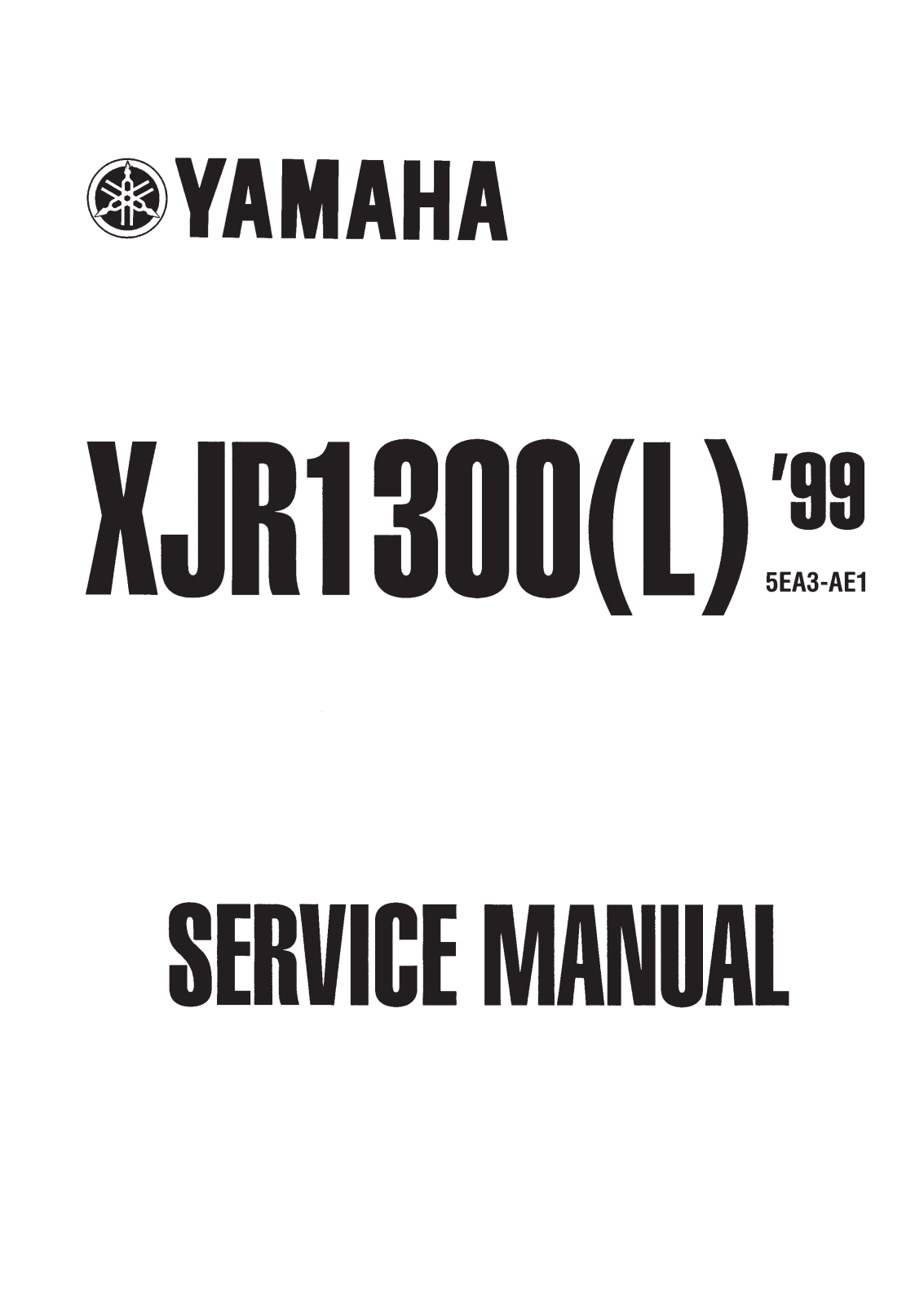 Yamaha XJR1300 L 1999 User Manual