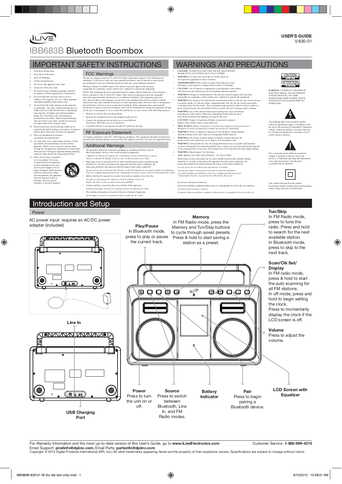 JETOP IBB683B User Manual