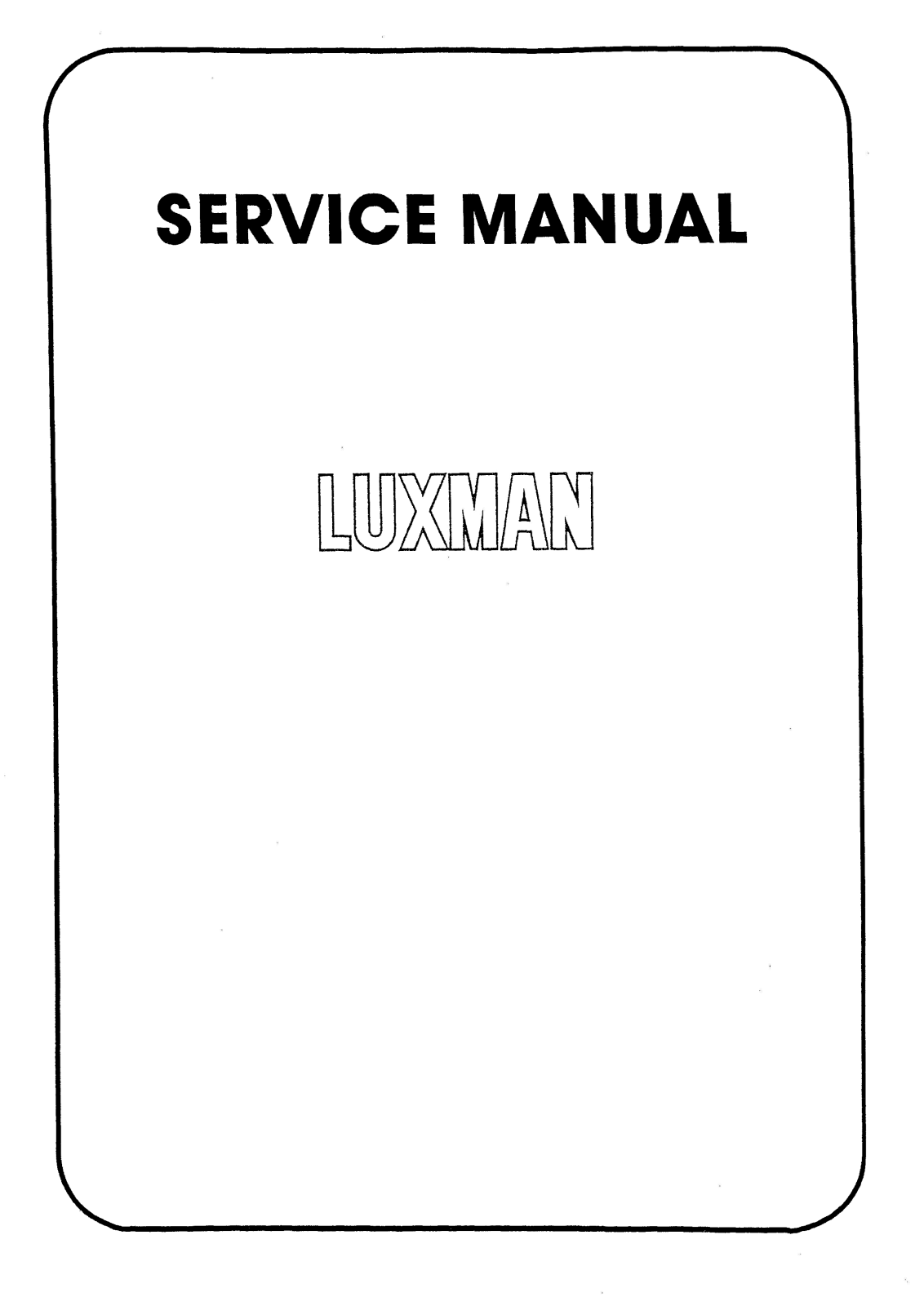 Luxman L-55-A Schematic