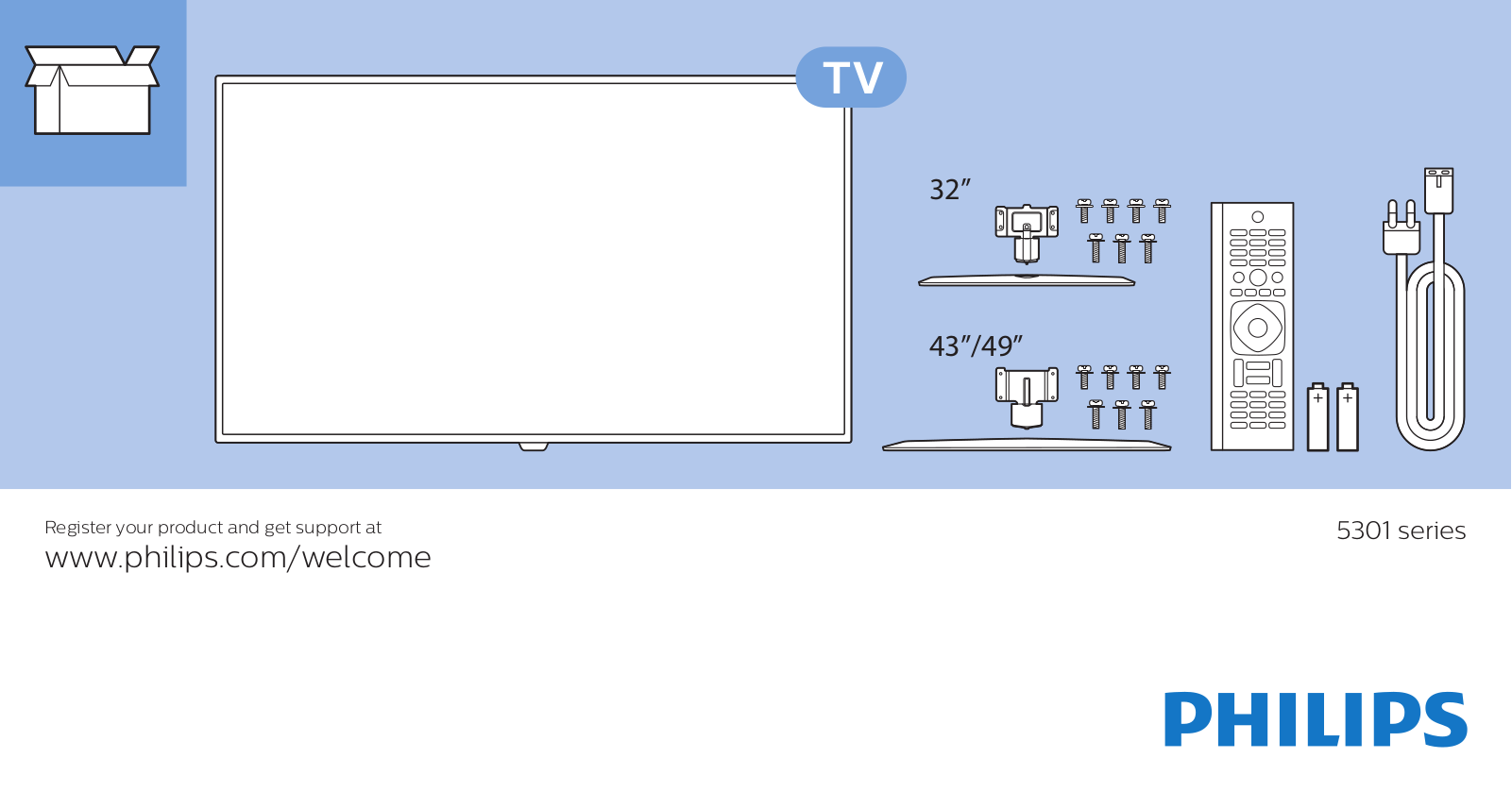 Philips 43PFS5301-12 Operating Instructions