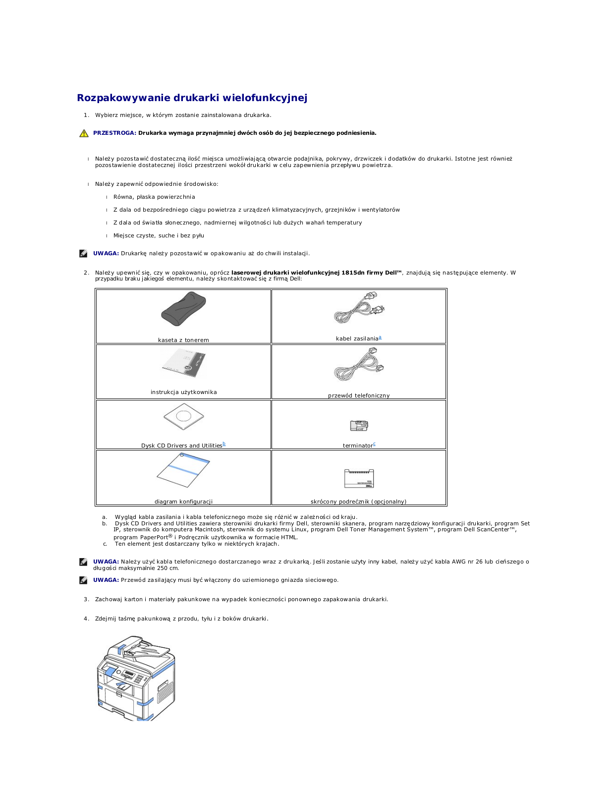 Dell 1815dn User Manual