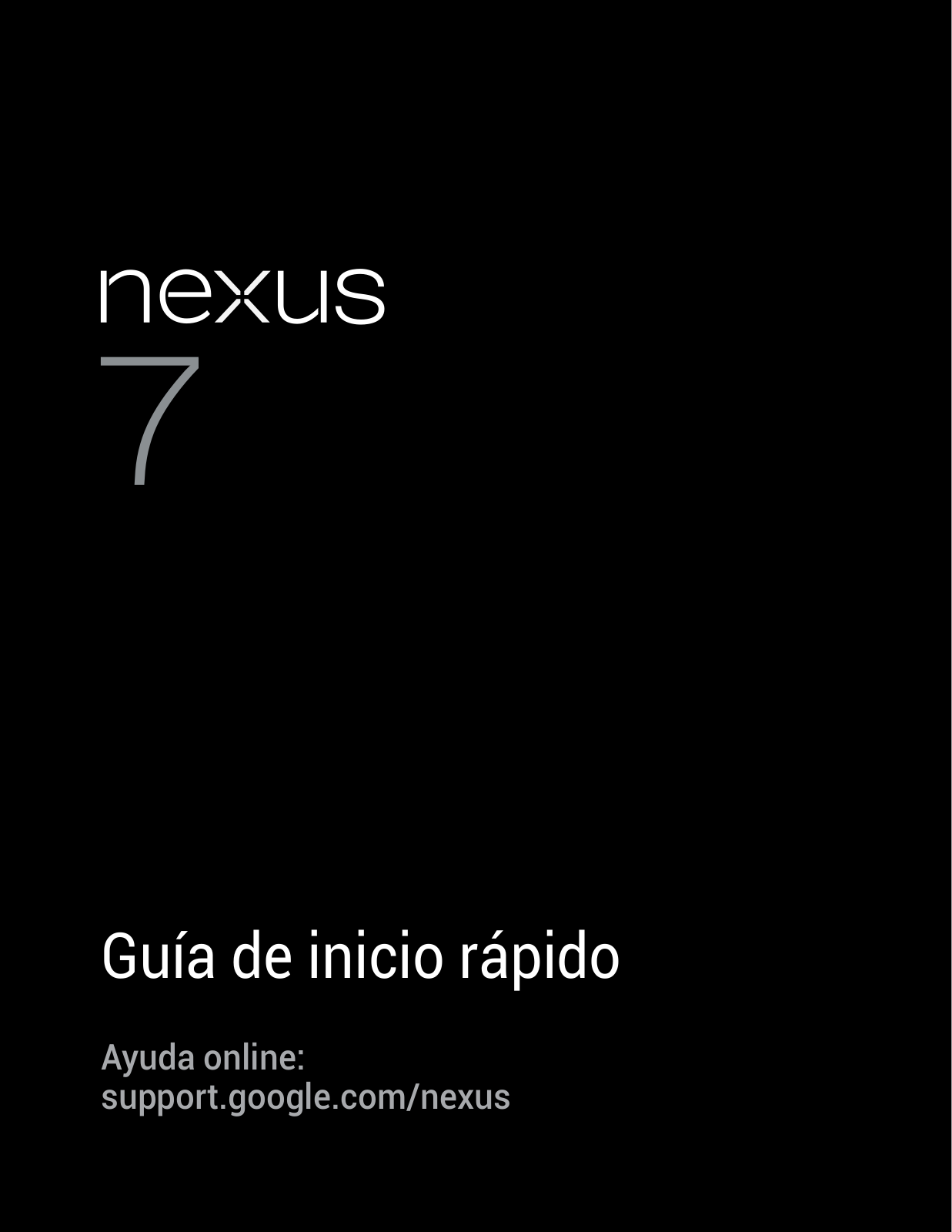 ASUS Nexus 7, S0618 User Manual