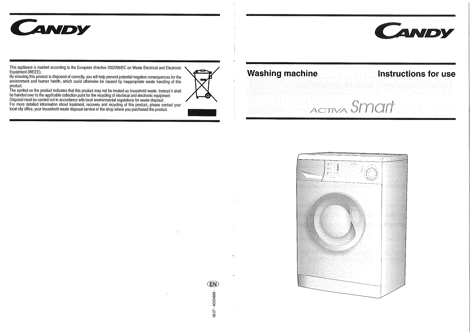 Candy C514 User Manual