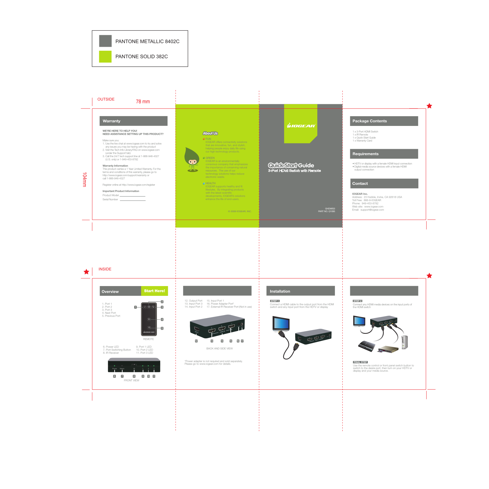 Iogear GHDMIS3 User Manual