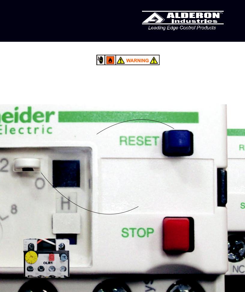 Alderon Industries 7410, 7411, 7412, 7413 Installation Manual