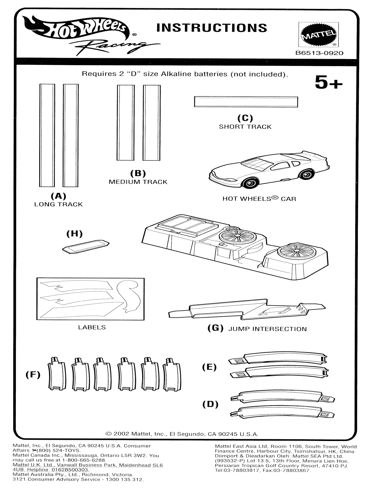 Fisher-Price B6513 Instruction Sheet