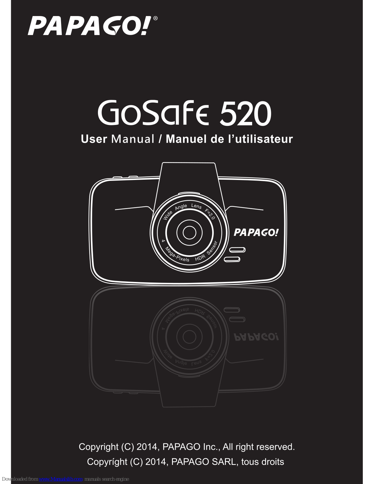 Papago GoSafe 520 User Manual