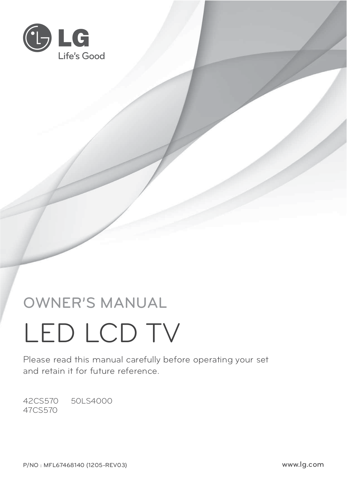 LG 50LS4000UA User Manual