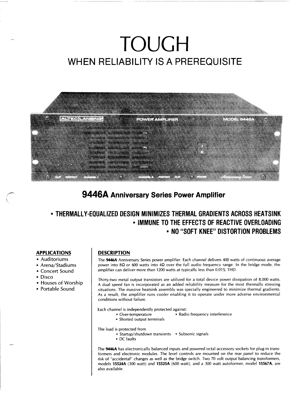 Altec 446A Schematic