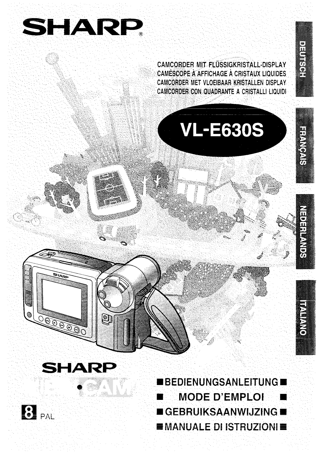 Sharp VL-E630S User Manual