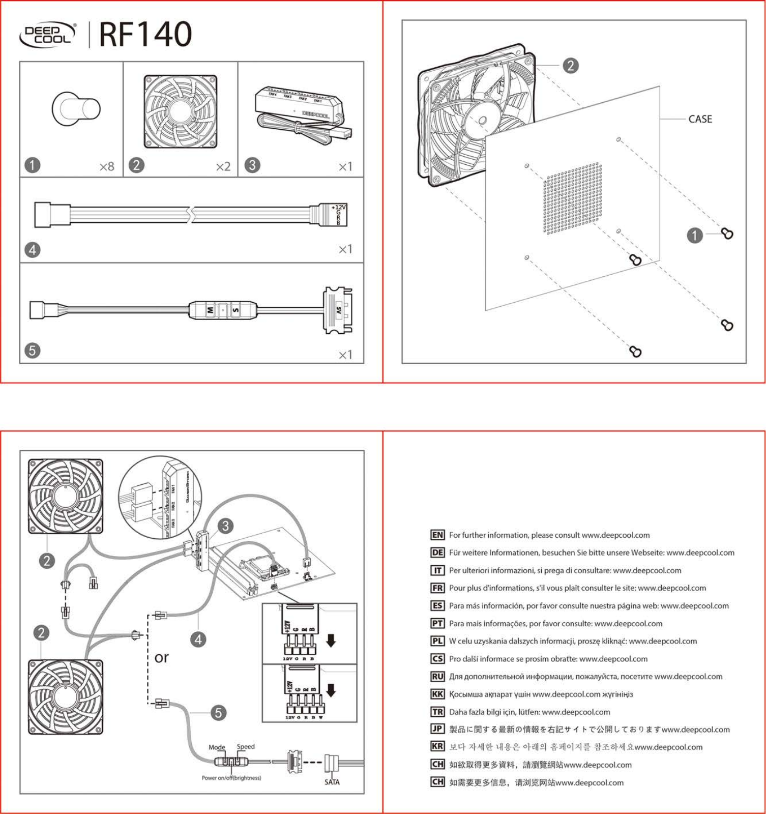 DeepCool RF140 Service Manual