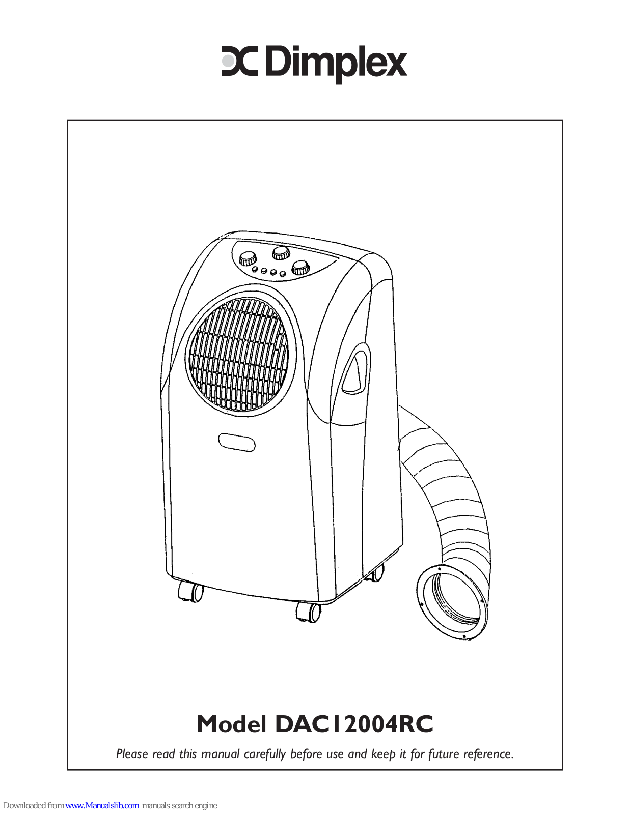 Dimplex DAC12004RC Instruction Manual